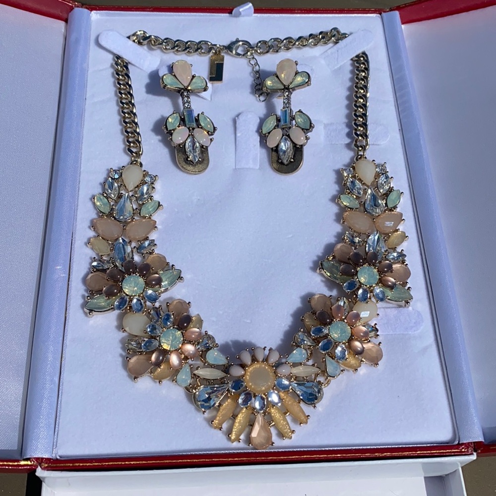 The Limited Multicolor Floral Necklace Set